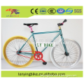 700C fixed gear bikes/complete fixie bike colorful bicycle tire/alloy rims fixie